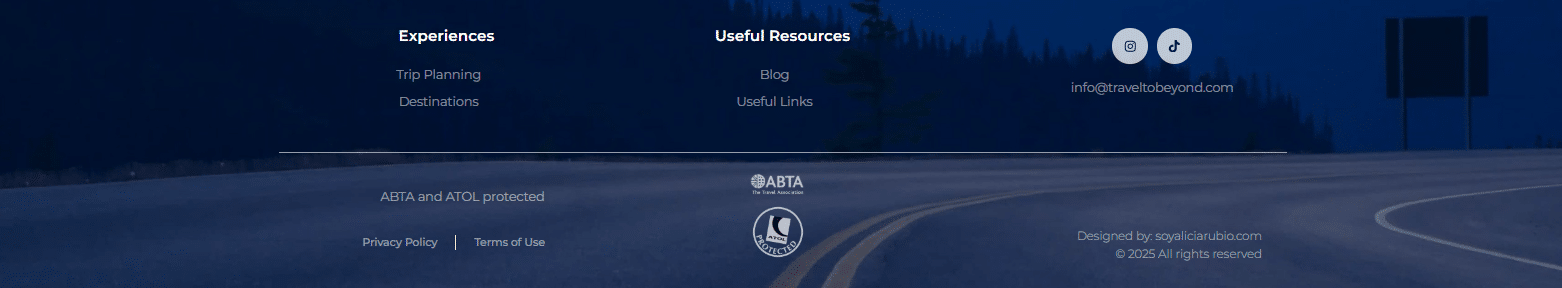 Footer Travel To Beyond